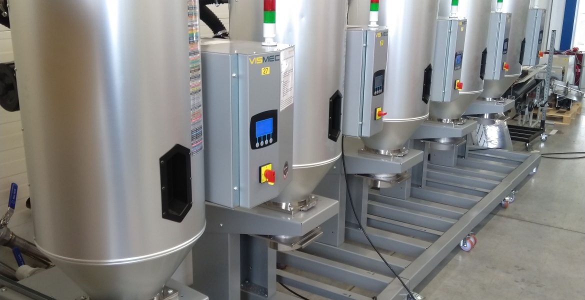 Soubor sucho-vzdušných sušáren VISMEC