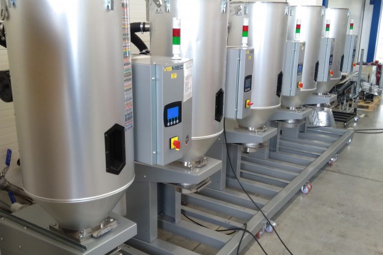 Soubor sucho-vzdušných sušáren VISMEC