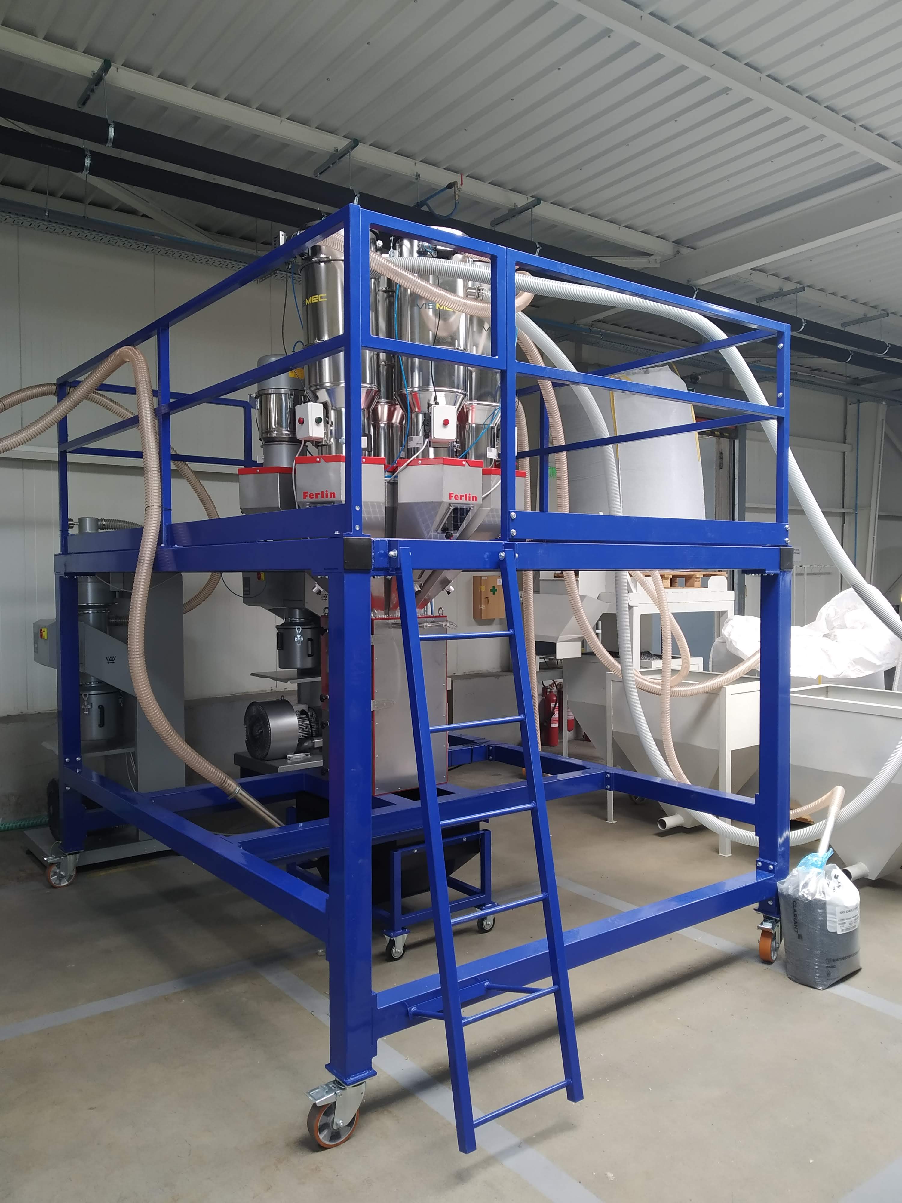 Směšování meteriálu