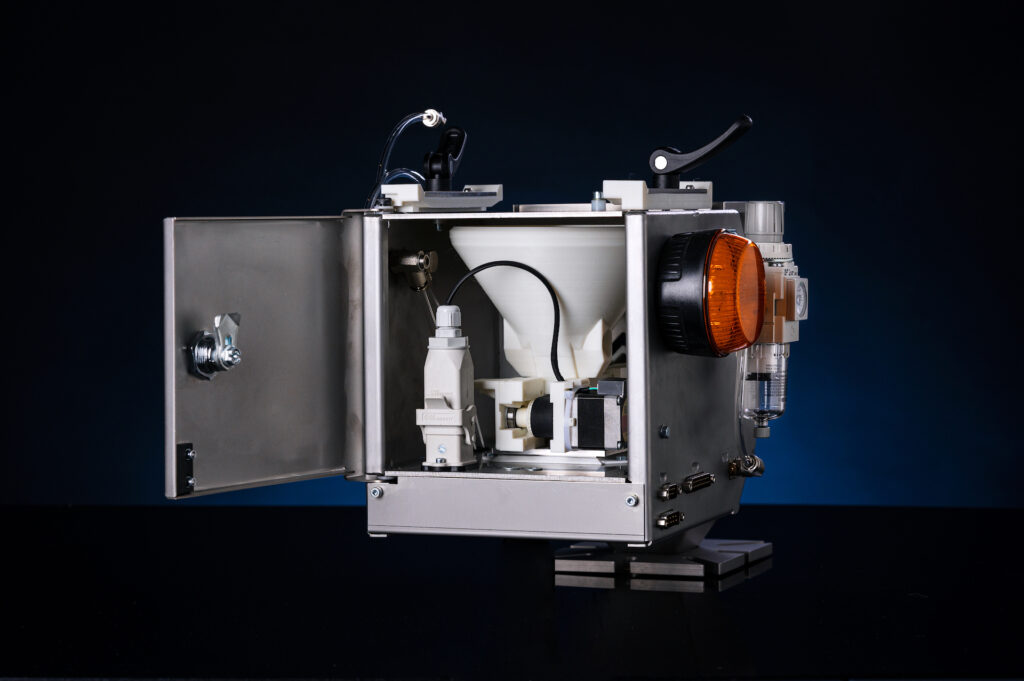 gravimetrická barvící jednostka