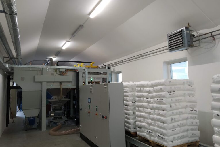 Depytlační linka s příslušenstvím